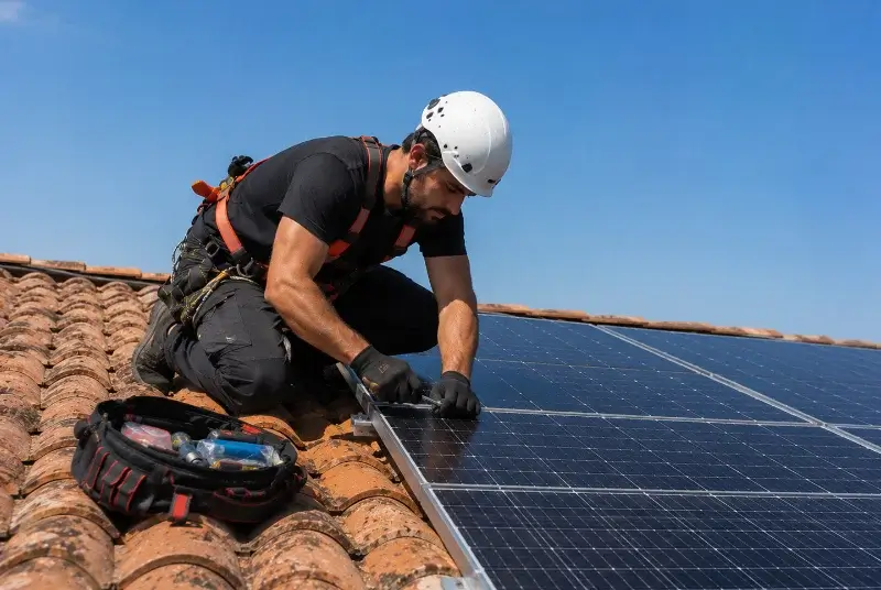 Maintenance et monitoring de panneaux solaires à Mas-Cabardès