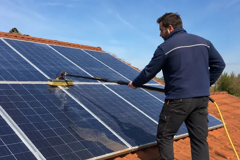 Nettoyage et entretien de panneaux solaires à Mas-Cabardès